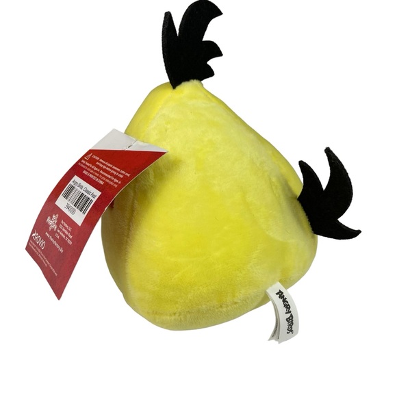 Angry Birds Chuck Charles NWT 7” Embroidered Stuffed Animal Plush 10 Years Toy - Picture 5 of 12